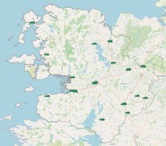 Map 1 - Ice and Sweathouses